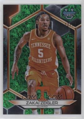 2023-24 Bowman University Best - [Base] - Green Mini-Diamond Refractor #83 - Zakai Zeigler /99