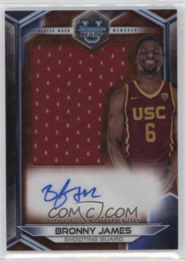 2023-24 Bowman University Best - Prospect Jumbo Relic Autographs #PJR-BJ - Bronny James