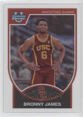 2023-24 Bowman University Chrome - 2007-08 Bowman #07B-1 - Bronny James