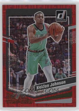 2023-24 Panini Donruss - [Base] - Choice Red #50 - Keldon Johnson /99