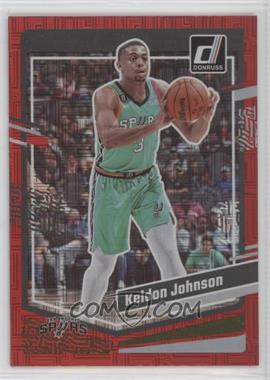 2023-24 Panini Donruss - [Base] - Choice Red #50 - Keldon Johnson /99