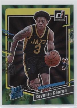 2023-24 Panini Donruss - [Base] - Holo Green Laser #244 - Rated Rookie - Keyonte George