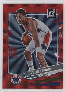 2023-24 Panini Donruss - [Base] - Holo Red Laser #177 - Jordan Poole /99