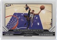 LeBron James, Victor Wembanyama [EX to NM] #/5,496