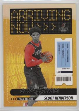 2023-24 Panini NBA Hoops - Arriving Now - Winter #4 - Scoot Henderson