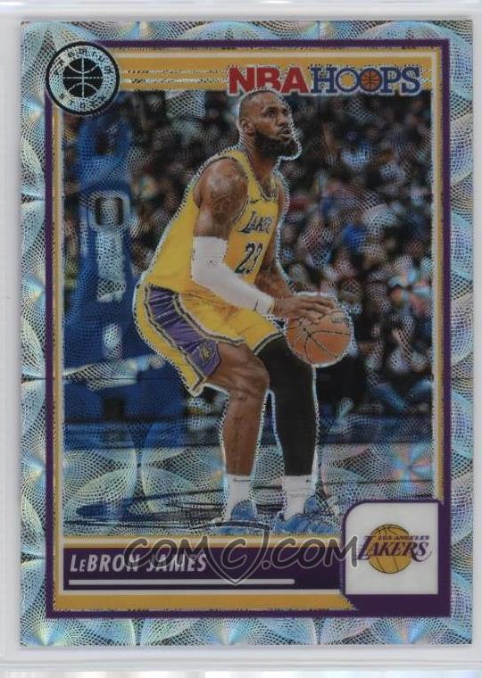 Lebron Card 2023-24 Panini NBA Hoops Premium Stock Sheesh