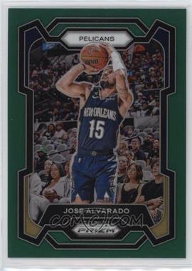 2023-24 Panini Prizm - [Base] - Green Prizm #244 - Jose Alvarado