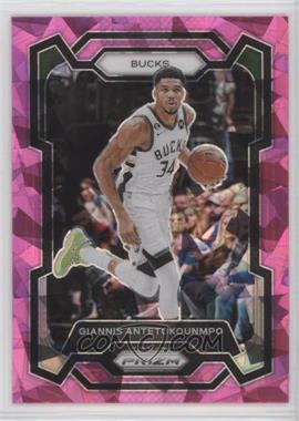 2023-24 Panini Prizm - [Base] - Pink Ice Prizm #103 - Giannis Antetokounmpo