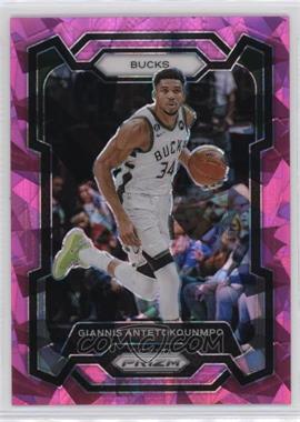 2023-24 Panini Prizm - [Base] - Pink Ice Prizm #103 - Giannis Antetokounmpo