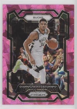 2023-24 Panini Prizm - [Base] - Pink Ice Prizm #103 - Giannis Antetokounmpo