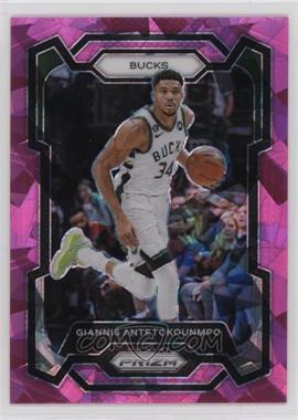 2023-24 Panini Prizm - [Base] - Pink Ice Prizm #103 - Giannis Antetokounmpo