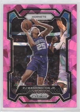 2023-24 Panini Prizm - [Base] - Pink Ice Prizm #117 - PJ Washington Jr.