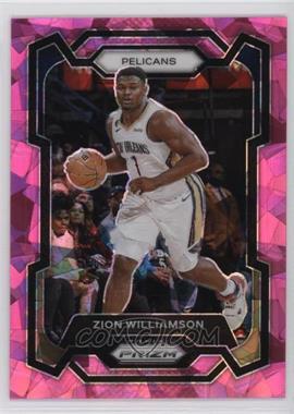 2023-24 Panini Prizm - [Base] - Pink Ice Prizm #27 - Zion Williamson