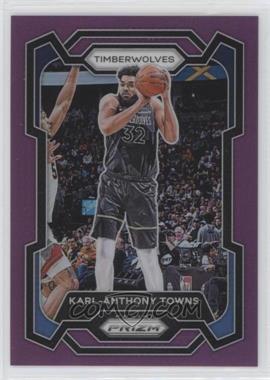 2023-24 Panini Prizm - [Base] - Purple Prizm #78 - Karl-Anthony Towns /99