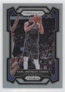 2023-24 Panini Prizm - [Base] - Silver Prizm #78 - Karl-Anthony Towns