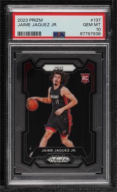 2023-24 Panini Prizm - [Base] #137.1 - Jaime Jaquez Jr. [PSA 10 GEM MT]