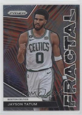 2023-24 Panini Prizm - Fractal #8 - Jayson Tatum