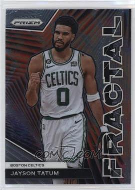 2023-24 Panini Prizm - Fractal #8 - Jayson Tatum