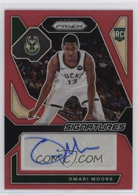 2023-24 Panini Prizm - Rookie Signatures - Red Prizm #RSI-MOO - Omari Moore /99