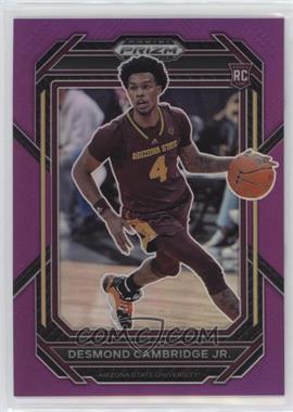 2023-24 Panini Prizm Draft Picks - [Base] - Purple Prizm #41 - Desmond Cambridge Jr. /75