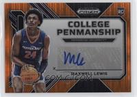 Maxwell Lewis #/49