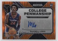 Maxwell Lewis #/49