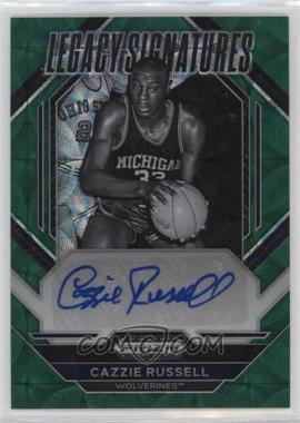 2023-24 Panini Prizm Draft Picks - Legacy Signatures - Choice Green Prizm #LS-CZR - Cazzie Russell /8