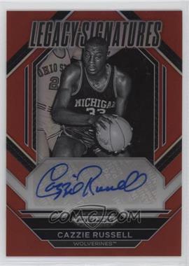 2023-24 Panini Prizm Draft Picks - Legacy Signatures - Red Prizm #LS-CZR - Cazzie Russell /149