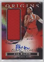 A'ja Wilson #/49