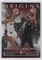 A'ja Wilson, Candace Parker