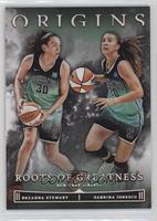 Sabrina Ionescu, Breanna Stewart