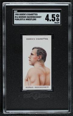 1908 Ogden's Pugilists & Wrestlers - Tobacco [Base] #16 - George Hackenschmidt [SGC 4.5 VG/EX+]