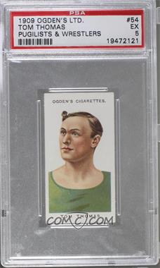 1909 Ogden's Pugilists & Wrestlers Series 2 - Tobacco [Base] #54 - Tom Thomas [PSA 5 EX]