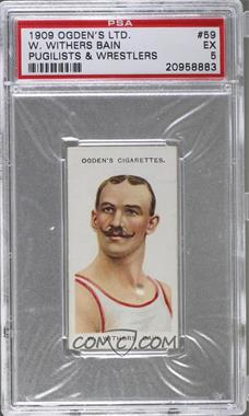 1909 Ogden's Pugilists & Wrestlers Series 2 - Tobacco [Base] #59 - Willie Bain [PSA 5 EX]