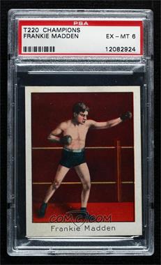 1910 ATC T220 Champion Athlete & Prize Fighter Series - Tobacco [Base] - Mecca Back #_FRMA - Frankie Madden [PSA 6 EX‑MT]