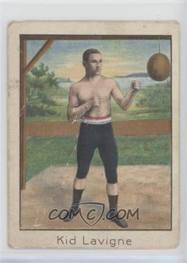 1910 ATC T220 Champion Athlete & Prize Fighter Series - Tobacco [Base] - Mecca Back #_GELA - Kid Lavigne [Poor to Fair]