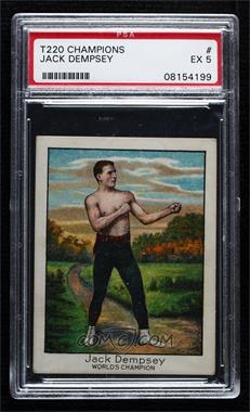 1910 ATC T220 Champion Athlete & Prize Fighter Series - Tobacco [Base] - Mecca Back #_JADE - Jack Dempsey [PSA 5 EX]
