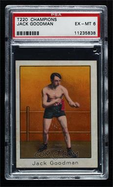 1910 ATC T220 Champion Athlete & Prize Fighter Series - Tobacco [Base] - Mecca Back #_JAGO - Jack Goodman [PSA 6 EX‑MT]