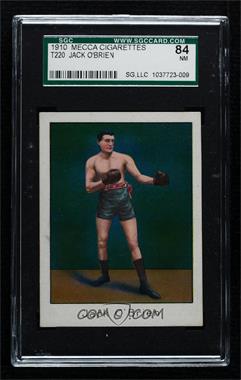 1910 ATC T220 Champion Athlete & Prize Fighter Series - Tobacco [Base] - Mecca Back #_JAOB.1 - Jack O'Brien [SGC 84 NM 7]