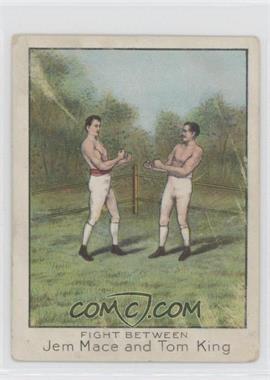 1910 ATC T220 Champion Athlete & Prize Fighter Series - Tobacco [Base] - Mecca Back #_JMTK - Fight Between Jem Mace and Tom King [Good to VG‑EX]