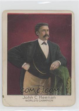 1910 ATC T220 Champion Athlete & Prize Fighter Series - Tobacco [Base] - Mecca Back #_JOHE - John C. Heenan [Poor to Fair]