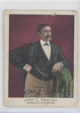 1910 ATC T220 Champion Athlete & Prize Fighter Series - Tobacco [Base] - Mecca Back #_JOHE - John C. Heenan [Poor to Fair]