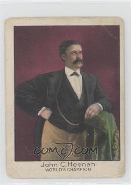 1910 ATC T220 Champion Athlete & Prize Fighter Series - Tobacco [Base] - Mecca Back #_JOHE - John C. Heenan [Poor to Fair]