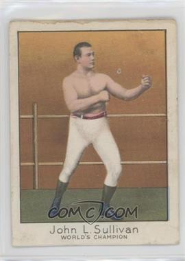 1910 ATC T220 Champion Athlete & Prize Fighter Series - Tobacco [Base] - Mecca Back #_JOSU - John L. Sullivan [Poor to Fair]