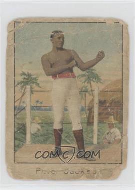 1910 ATC T220 Champion Athlete & Prize Fighter Series - Tobacco [Base] - Mecca Back #_PEJA - Peter Jackson [Poor to Fair]