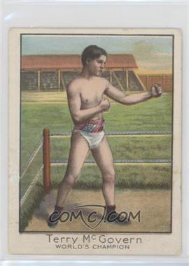1910 ATC T220 Champion Athlete & Prize Fighter Series - Tobacco [Base] - Mecca Back #_TEMC - Terry McGovern [Good to VG‑EX]