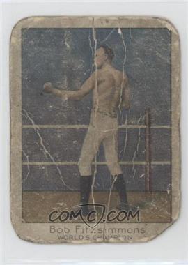 1910 ATC T220 Champion Athlete & Prize Fighter Series - Tobacco [Base] - Tolstoi Back #_BOFI - Bob Fitzsimmons [Poor to Fair]