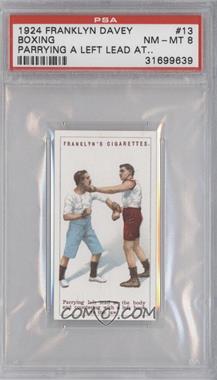 1924 Franklyn, Davey & Co. Boxing - [Base] #13 - Parrying left lead… [PSA 8 NM‑MT]