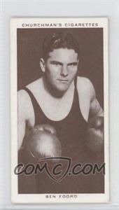 1938 Churchman's Boxing Personalities - Tobacco [Base] #16 - Ben Foord