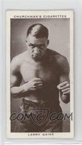 1938 Churchman's Boxing Personalities - Tobacco [Base] #17 - Larry Gains